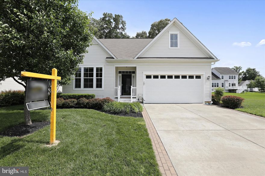 IMMACULATE RANCHER, REDUCED, 2 car garage, open floor plan, 2 master bedrooms, 2 full baths, deck, located on cul-de-sac. Resort-style water privileged, gated community, Clubhouse, fitness room, walking trails, pier. HOA maintains yard/snow removal. 55+ community w/20% exception w/HOA approval, no permanent residents under 19. Close to Baltimore, Ft Meade,NSA,BWI and Annapolis. IMMEDIATE DELIVERY!