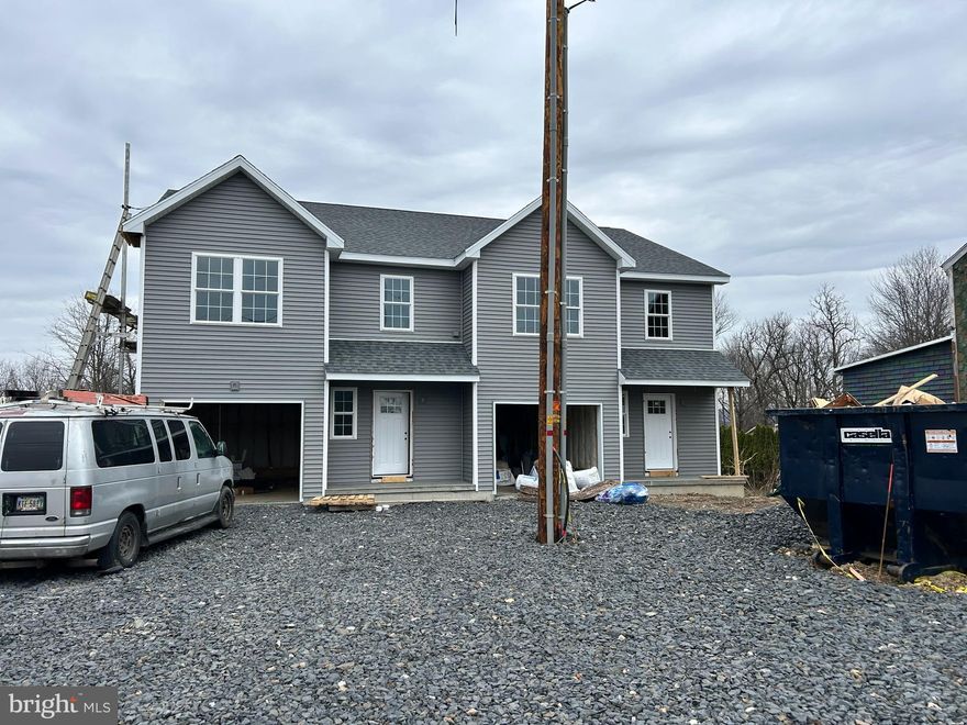 Welcome to 1342 S Seneca St. in Pottsville, PA! Located in Pottsville School District, these new town homes will be ready in 4 weeks! The homes offer 3 Bedrooms 2.5 Bathrooms, granite countertops, luxury laminate flooring throughout the first floor, carpeted bedrooms, tiled showers, second floor laundry to make your life easier, and first floor half bath. There is also a one car garage, paved driveway, and a concrete patio off of the kitchen.
