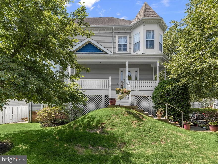 Nestled in the gated Goldsborough Manor community, this three level end unit townhome offers three bedrooms, two full bathrooms, and two half bathrooms. Step inside to a welcoming foyer with a coat closet and half bathroom. Boasting hardwood floors, the open concept living and dining rooms have space for everyday living or entertaining. The eat-in kitchen is equipped with quartz countertops, stainless steel appliances, 42” cabinets, a pantry, and a center island. A sunny breakfast nook with a bay window offers the perfect spot for casual meals. Upstairs, the primary bedroom includes a walk-in closet and an ensuite bathroom with a jetted tub and walk-in shower. Two additional bedrooms, a full bathroom with a tub shower, and a convenient laundry closet complete the upper level. Downstairs, the lower level features a large family room with sliding glass doors out to the patio, along with an additional half bathroom, and access to the two-car garage. Enjoy outdoor living on the wrap-around porch or the ground level patio. Located in a private enclave just off Reisterstown’s Main Street, you are moments from shops, dining, and just five minutes to I-795. Recent updates include a new refrigerator, updated kitchen appliances, and a HVAC replaced within the past three years.