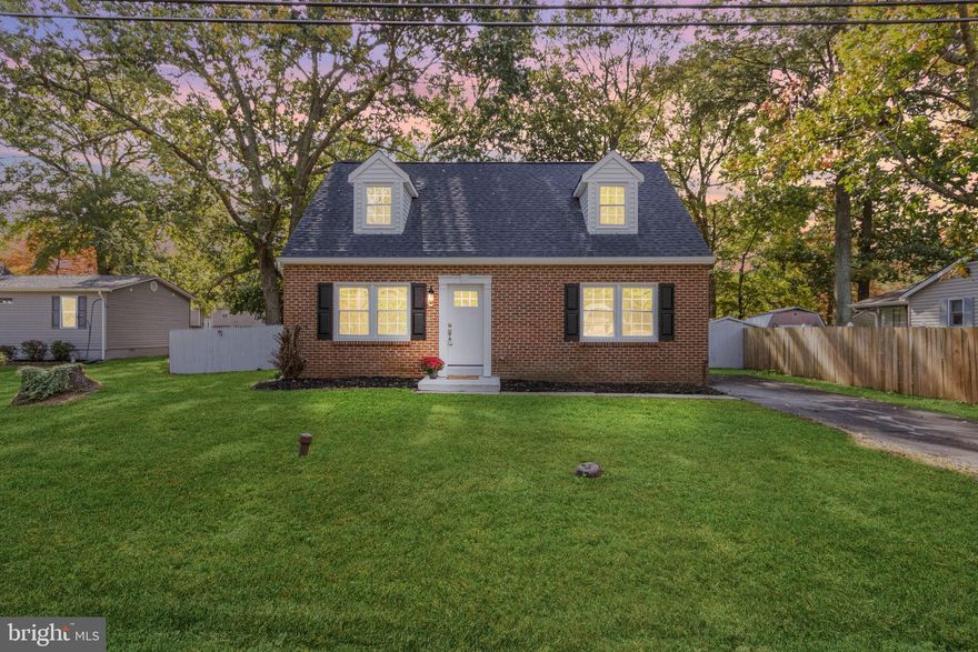 BACK ON THE MARKET! Buyer financing fell through a day before closing. Inspections passed: Well Water, Radon, Home Inspection, FHA Appraisal and Inspection. Renovated from top to bottom, this home is practically new! This spacious home has a modern, chic design you can’t easily find. Almost everything is brand new including: kitchen cabinets with modern hardware, exotic quartz countertops, tile backsplash, a black stainless-steel sink, matte black fixtures, energy-efficient stainless-steel appliances, and a “statement piece” kitchen island. 

Enjoy the two newly renovated full bathrooms complete with new tile floors, bathtub & shower, toilets, fixtures, and lighting. Throughout the home you will find brand-new energy-efficient windows, paint, trim, stair posts/railings, recessed lighting, fixtures, and flooring. 

Enjoy your spacious fenced in backyard from a large concrete and paver stone patio. The home has a brand-new roof with 30-year architectural shingles, new paint, gutters, lanterns and motion sensor flood lights, exterior doors, and freshly mulched landscaping beds. The driveway has been patched and is freshly seal coated. 

Almost all the major components in this home are new including an electric HVAC system and a new water heater. 

Enjoy bay side living. Fish off the community piers, play ball at the community sports fields, go crabbing off the piers, enjoy a swim in private swimming areas, enjoy convenient water access or just take in those beautiful bay views - day and night.  This home is a perfect play land with an easy commute to DC, Annapolis, and Baltimore. Don’t miss this one-of-a-kind home, schedule a tour today!