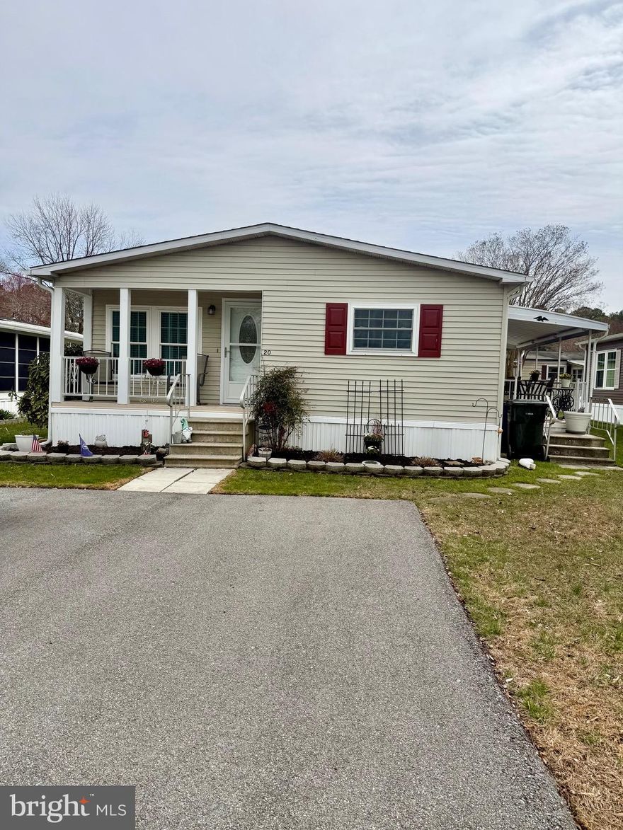 Active and ready for showings!
*** Professional photos will be uploaded very soon!
Welcome to 20 Downing Street in Hyde Park, Easton—your perfect 55+ oasis! This 2-bedroom, 2-full-bath home offers a handicap-accessible walk-in shower in one bath and a shower/tub combo in the other. The renovated kitchen boasts high-end cabinets, recent countertops, and an open-concept flow into the living and dining area. Sliding doors from the dining room lead to a charming patio, and there’s a shed in the rear yard for ample storage. Upgrades include windows and sliding door (5 years old), a 2-year-old HVAC, 8-year-old roof, all-electric appliances, and a 2-year-young hot water heater. Enjoy the in-ground outdoor pool and clubhouse events like bingo. Ground rent is $711.17/month, covering water, sewer, property taxes, and snow removal from main roads. Park approval is required—applications available at the office. Don’t miss out—this is the one you’ve been waiting for!