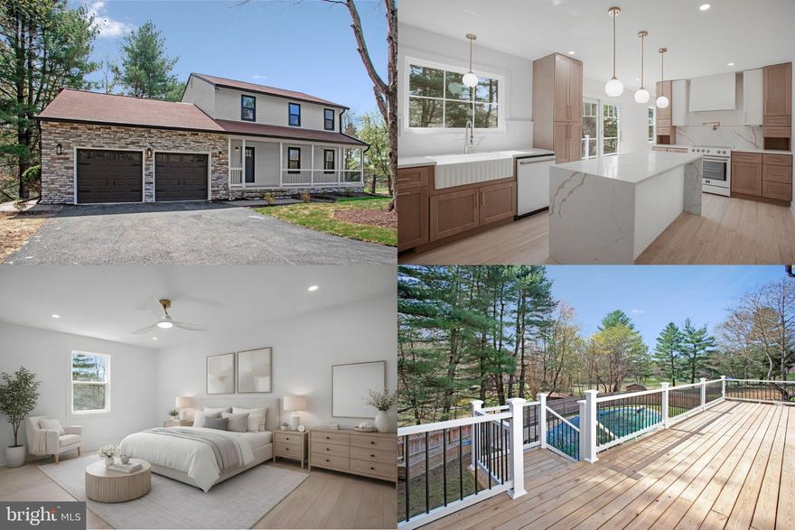 This beautifully renovated home is thoughtfully designed with both style and comfort in mind. As you step inside, you’ll be greeted by a spacious family room featuring a built-in bookcase, adding a touch of elegance to the heart of the home. The open, inviting atmosphere flows seamlessly throughout, with accent walls guiding you upstairs and down to the basement.

The updated kitchen is a true showstopper, boasting all-new appliances, a large island perfect for both cooking and gathering, and an adjoining living room that offers even more space for relaxation or entertaining. Upstairs, you’ll find a luxurious master suite, complete with a walk-in closet, a master bath featuring a large walk-in shower, and double sinks for ultimate convenience. Two additional generous-sized bedrooms and an upper-level laundry room complete the second floor.

The home’s exterior is just as stunning, with a brand-new deck leading to a fenced-in backyard and sparkling pool, ideal for enjoying sunny afternoons or hosting gatherings. The basement adds versatility with an additional bedroom and a full bath, perfect for guests or a private retreat. A brand-new paved driveway and a two-car garage offer both convenience and style.

Located in a prime spot with easy access to schools, shopping, and dining, this home offers a lifestyle of comfort and convenience. Every detail of this home has been carefully considered to ensure it’s not just a house, but a place to create lasting memories.

Don’t miss the opportunity to make this exquisite home yours! Photos may be virtually staged