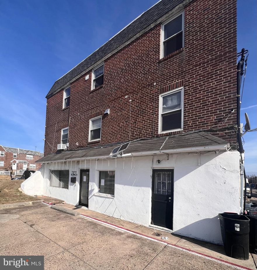 Store front at Base Unit of 2100 Magee located at the corner of Magee Ave and Bustleton Ave (store facing Bustleton Ave). It is currently vacant for new tenant to operate business. Approx 650sqft. Suitable for Salon, Grocery, or office use. 3-4 parking spaces in front of the bldg.