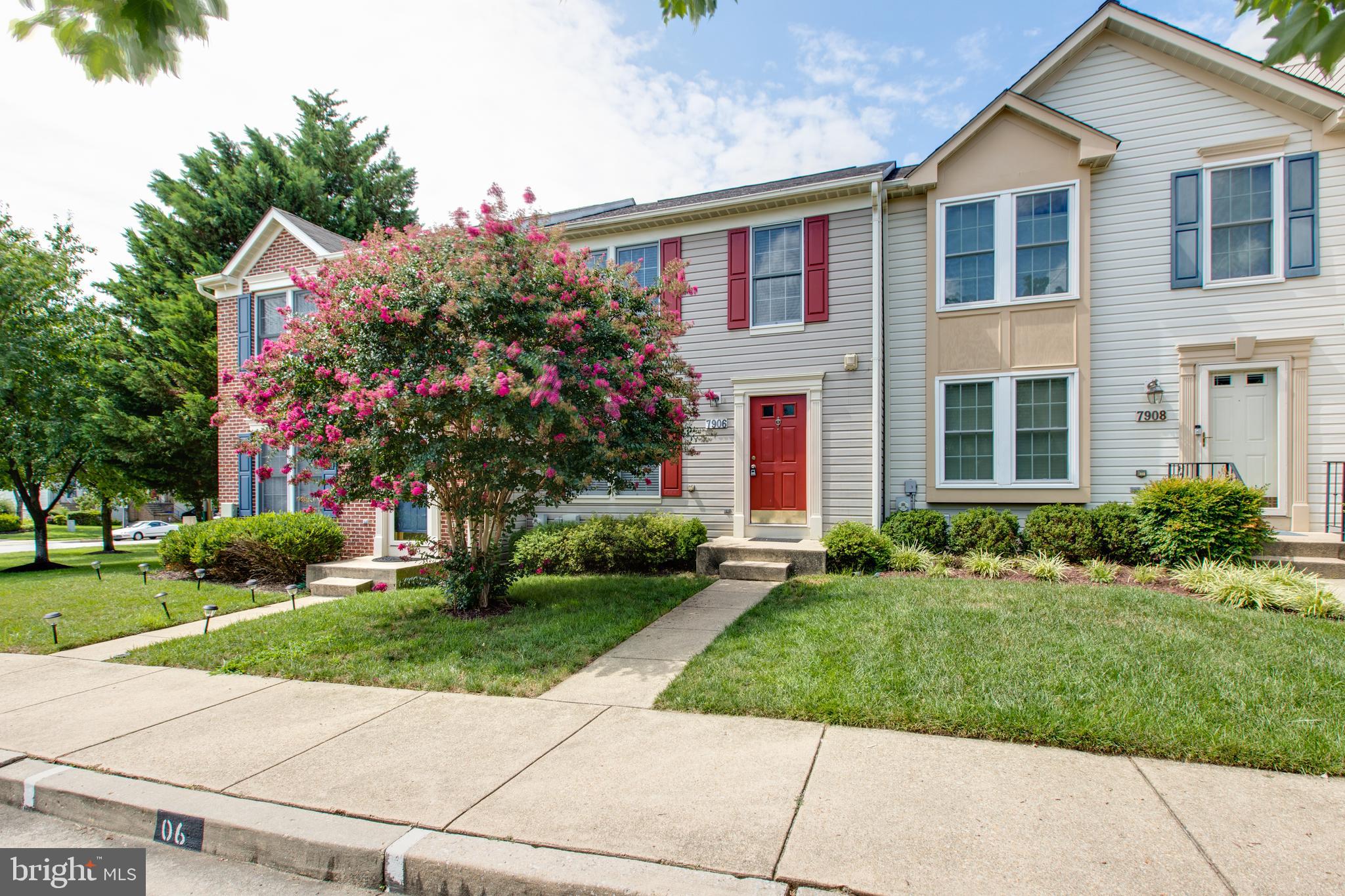 Beautiful townhome in sought after Brighfield community. 3 BR & 2.5 Baths. Major updates were done in 2018 throughout the home including 42" kitchen cabinet & granite top, SS appliances, LVP flooring, carpet and roof. Freshly painted interior and stained deck. Great location to major highways, shopping and recreation. Back to open space and generous parking spaces.