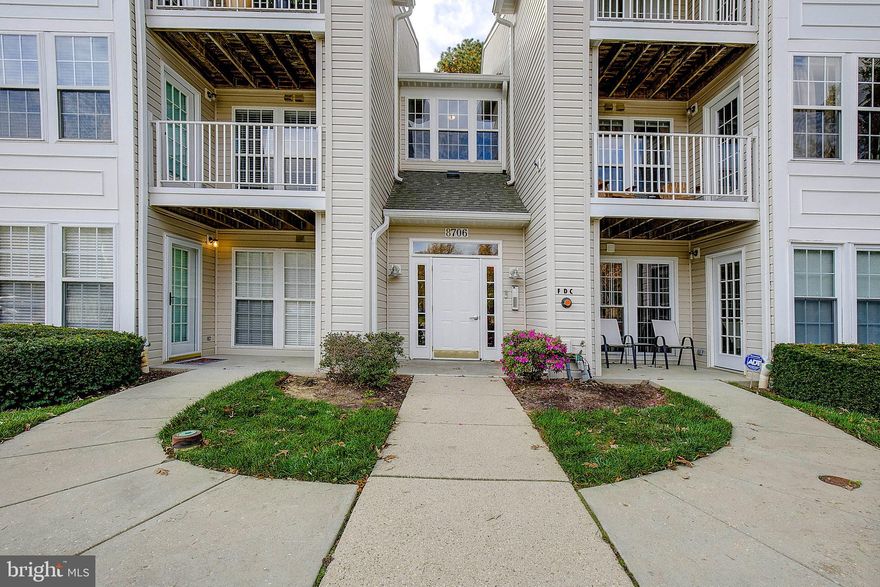 Multiple Offers Received.  Offer deadline November 5 @ 6:00pm.  Welcome to Piney Orchard’s most stunning condo! Upon entry you will immediately notice the vaulted ceilings and how light, airy, and pristine this fully renovated penthouse condo is. This is not your average “quick flip,” rather this is an owner-occupied home customized with high-quality finishes. The recently renovated kitchen is dreamy, featuring quartz countertops, a large white farmhouse sink, and top-of-the-line GE stainless steel appliances. You will find custom touches everywhere to include a beautiful backsplash, custom-built pantry organizer and an extra-large breakfast bar. This 2-bedroom, 2-bathroom home features recently installed luxury vinyl plank flooring throughout. The center piece of the main living area is a custom-built floor-to-ceiling bookshelf that anchors the dining area to the tranquil sunroom. The owner’s bathroom has been fully renovated and features a custom barn door, spa shower complete with a bench, and beautiful vanity. If the interior of this home does not provide enough luxury, you can spend time relaxing on the covered porch. Other updates include a 2021 furnance, 2020 water heater, custom HVAC closet organizer, professional painting, light fixtures throughout, even the hinges and doorknobs have been replaced.  This home is in the sought after community of Piney Orchard, which offers many amenities such as the community clubhouse, gym, indoor and outdoor pools, tennis court, and playgrounds. You will also have access to the WB&A nature trails. Location is everything and you will have easy access to routes 32, 50, I97 and I95.  You will find nearby shopping, dining, and entertainment. This home makes a quick commute to Fort Meade, Baltimore, BWI airport and the MARC train.