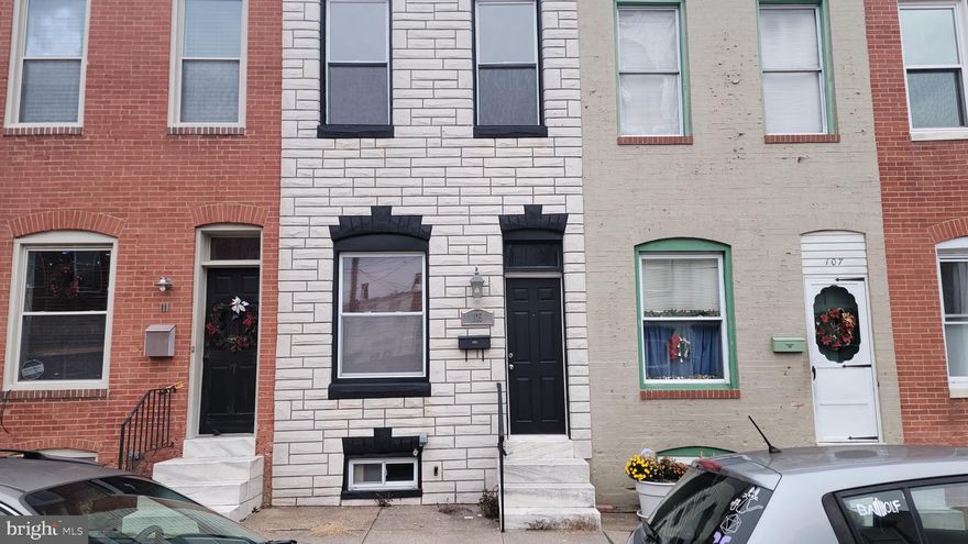 Welcome to 109 N Streeper St, nestled on a peaceful and charming street just a block away from the beautiful Patterson Park. This lovely 3-level townhome, spanning 1,368 sq ft, is ideally located in the heart of the city, offers the perfect blend of convenience and tranquility.

Boasting a recent renovation, this home is ready for immediate occupancy, inviting you to experience its modern comforts. Step inside to discover an open floor plan on the main level, adorned with gleaming hardwood flooring that adds warmth and elegance to the space.

The kitchen is a chef's delight, featuring sleek stainless steel appliances that complement the contemporary aesthetic. Upstairs, you'll find two generously sized bedrooms, offering ample space for rest and relaxation. The full bathroom boasts a luxurious jetted tub, providing a perfect retreat after a long day.

Outside, a fenced rear yard offers privacy and a perfect spot for outdoor gatherings or simply enjoying the fresh air.

With its ideal location close to public transportation and the vibrant Patterson Park just steps away, this home presents an unparalleled opportunity to embrace city living at its finest. Don't miss the chance to make this your own oasis in the heart of Charm City.

Contact "THE Charm City Realtor" today to schedule your private showing and experience the allure of 109 N Streeper St firsthand.