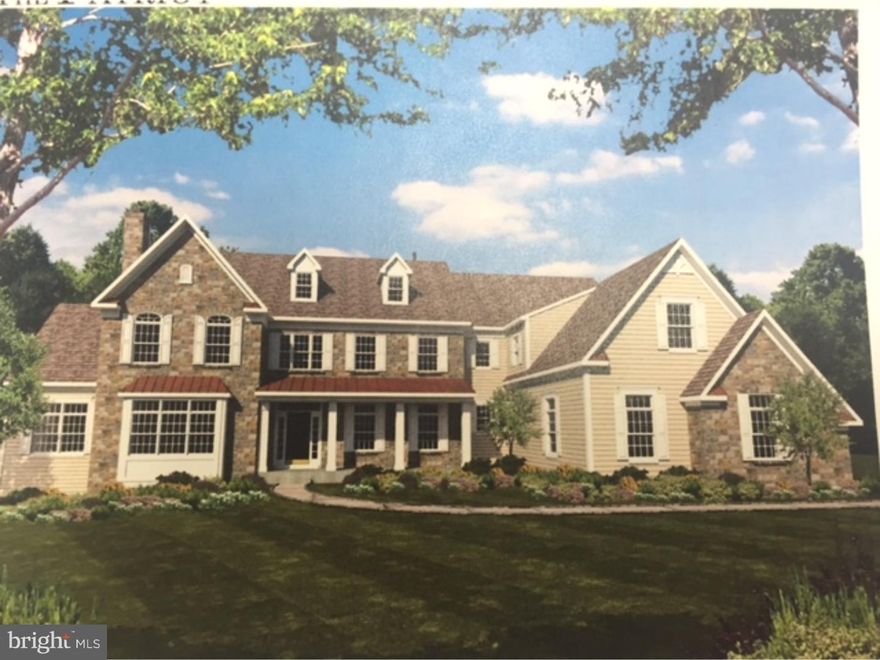 'Built Solid' Sal Paone new custom Home To Be Built  on a lot perched at a high point  of a 1.25  - acre lot in Blue Bell, at the end of a cul de sac.  You will enjoy leisure living in a relaxing atmosphere overlooking the panoramic views of Cedarbrook Country Club's Golf Course.    The  New Estate Home will be nestled on the lot with mature trees, a home site rarely available.   This location  is sought after by the most discriminating Buyers. Traditional Grandeur, a  Manor Home with elegant archectural enhancements, multi peaked roof lines graced  with manufactured stone and beaded 'Hardie Board' siding. Public Water and Sewer, 2 zone energy efficient gas heat, 3 car garage;  9' high foundation walls.  Energy efficient Andersen Windows and Sliders Incredible custom quality millwork and craftsmanship which is a  well known Trademark of Paone Builders. To make arrangements to walk the lot and/or meet with the builder call Kathi Colletti.