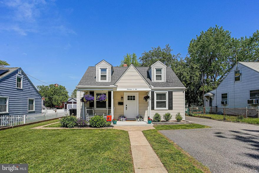 Welcome to this charming and well-maintained 3-bedroom, 1-bath Cape Cod! The large, covered front porch sets the tone for the warmth and character you'll find inside. Step into a bright and inviting living room featuring a cozy corner fireplace and plenty of natural light. Conveniently located on the main floor are two spacious bedrooms and a full bathroom—perfect for easy living. Need more space? A huge third bedroom awaits on the upper level, offering flexibility for guests, an office, or a primary retreat.
The updated kitchen is a delight to cook in, and just off the kitchen, you’ll find a generous mudroom with laundry, extra storage, and space for a second refrigerator. Step outside to enjoy a new patio with a built-in fire pit—ideal for cool evenings. The flat, fenced-in backyard is a pet owner’s dream, and the oversized shed offers even more storage options. The unfinished basement provides ample room for storage or an exercise area. Notable updates include: Roof (2015) Windows (2018) Front porch (2022) Patio and fire pit (2022) Bathroom renovation (2021) Kitchen update (2021).Parking is no problem with a four-car driveway and additional street parking available. This home truly offers it all—comfort, style, space, and convenience. Don’t miss your chance to call this gem your own!