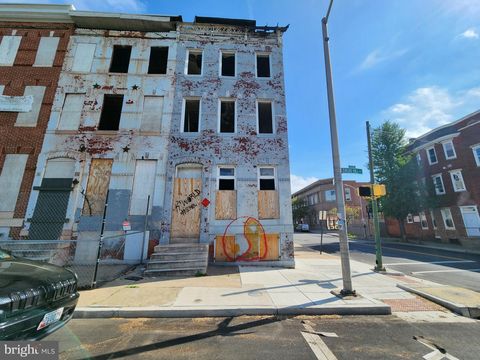 Townhouse For Sale - 2201 Druid Hill Avenue<br/> BALTIMORE, MD 21217