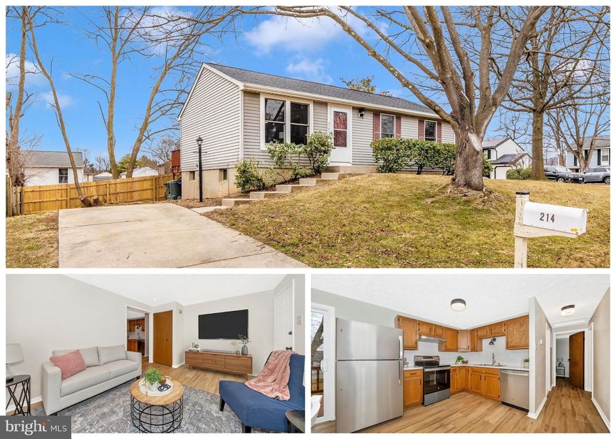 Thoughtfully updated ranch-style home offering true one-level living on a spacious corner lot in a well-established neighborhood with no HOA. This 3-bedroom, 1-bath home features new LVP flooring, fresh neutral paint, and new lighting throughout. The eat-in kitchen has been updated with new appliances, a new backsplash, and a new sliding door leading to the rear deck and backyard. The bathroom has been fully renovated with all new fixtures and finishes. A brand-new roof was just installed, offering long-term durability and added peace of mind. The unfinished basement offers excellent potential for future living space or storage. Conveniently located near downtown Frederick, shopping, dining, and major commuter routes—ideal for a first-time buyer or investment opportunity.