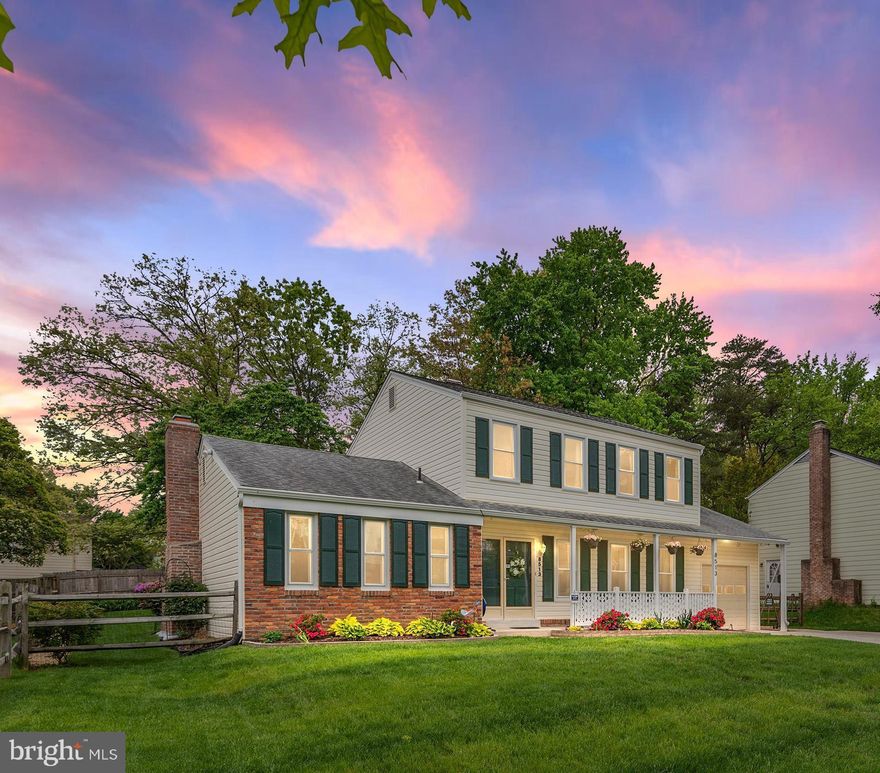 **Open House Saturday 5/7/22 1pm to 3pm** HURRY to this one! A commuters DREAM! The BEST of both worlds- live in the community of "Woodlark" and be right in DC, College Park or Northern Virginia in minutes! Truly a TURN-KEY HOME with nothing to do but MOVE RIGHT IN!! Sellers have taken pride of ownership here with so many updates and upgrades! BEAUTIFUL Colonial boasts 3 Bedrooms, 2.5 Bathrooms, a Home Office, Sunken Family Room with Fireplace, Living Room, Kitchen and Pantry Room! You are greeted by the sprawling covered front porch, the luscious landscaping and the green grass- just STUNNING!! The Desired full Basement and attached Garage are sure to please and allow for ample Storage. Gleaming Hardwood Floors, Upgraded Granite Countertops, Gas Cooking, Replacement Windows, newer HVAC and Backup Generator for major appliances & the sump pump... ALL to give you peace of mind. The Fenced in Backyard has a custom Patio area and Awning for all those gatherings and BBQ's! Make your Move TODAY!