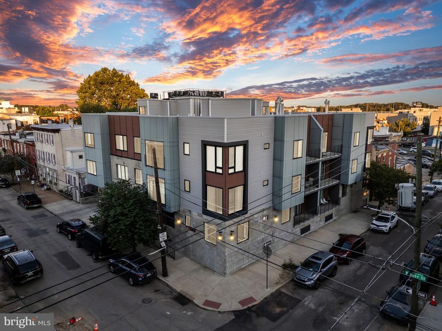 **LIMITED TIME special builder buydown financing available at @ 4.99% interest + $5,000 closing cost assistance on our last available units.**
Setting itself as the new standard for luxury living, The Moyer boasts a unique combination of modern amenities, designer finishes and garage parking while set in what Forbes calls, "America's Hottest New Neighborhood." Designed by renowned local architectural firm Harman Deutsch Ohler, available floor plans offer buyers both one and two bedroom formats with top floor units featuring a private roof-top outdoor space and stunning Center City views. Notable unit features include an open floor plan, 9' ceilings, Gyp-CreteÂ® floor underlayment, floor to ceiling windows, luxury finishes custom European kitchens with quartz countertops, premium wide plank hardwood flooring, Fresca shower columns, in-unit LG washer & dryer and Trane HVAC systems. All units come both Comcast & Verizon ready and feature FULL 10-year tax abatements. The Moyer is located just a stone's throw away from popular Fishtown hotspots such as Suraya, Frankford Hall, La Colombe, Punch Line Philly, The Filmore and Rivers Casino. **All listing photos are of model unit #204**