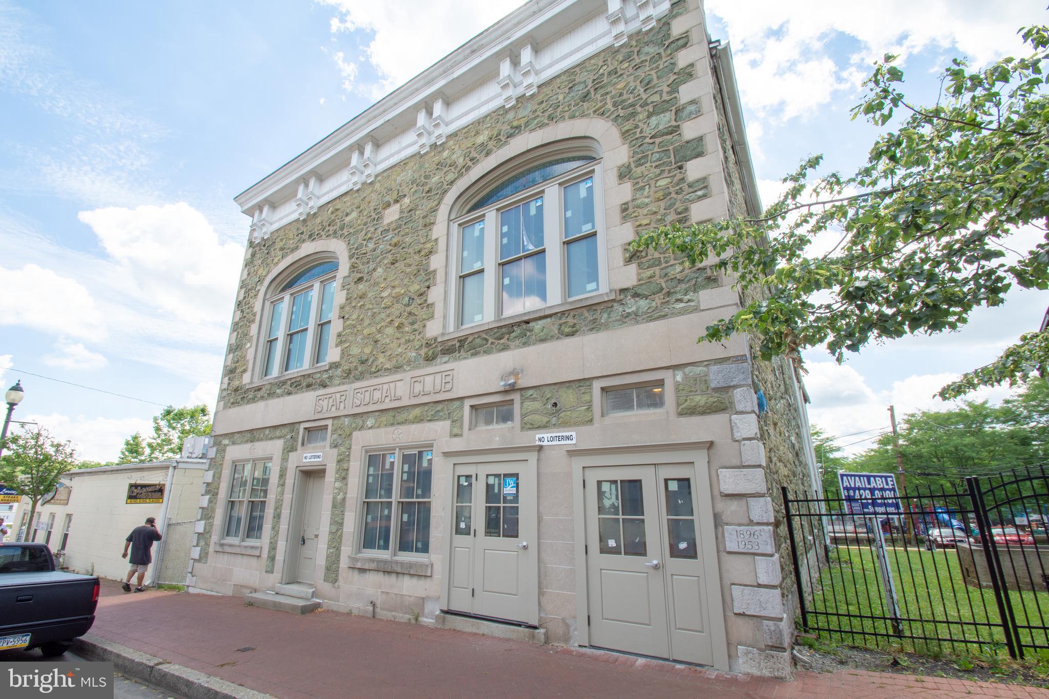 This beautiful 7,000+/-sf retail/office building is located in the heart of West Chester. The property includes private parking lot for 5 cars . The building is situated just 2.5 blocks from County Court House and restaurants & shops. Attractively renovated downtown West Chester Boro building. Two stories with elevator, approximately 3,500 per floor plus basement for storage. High ceilings, tall windows with lots of natural light. Town center zoning. Renovations include: new roof, lighting, new electric, 2 new hvac systems, new windows and doors and elevator. Also available for lease.