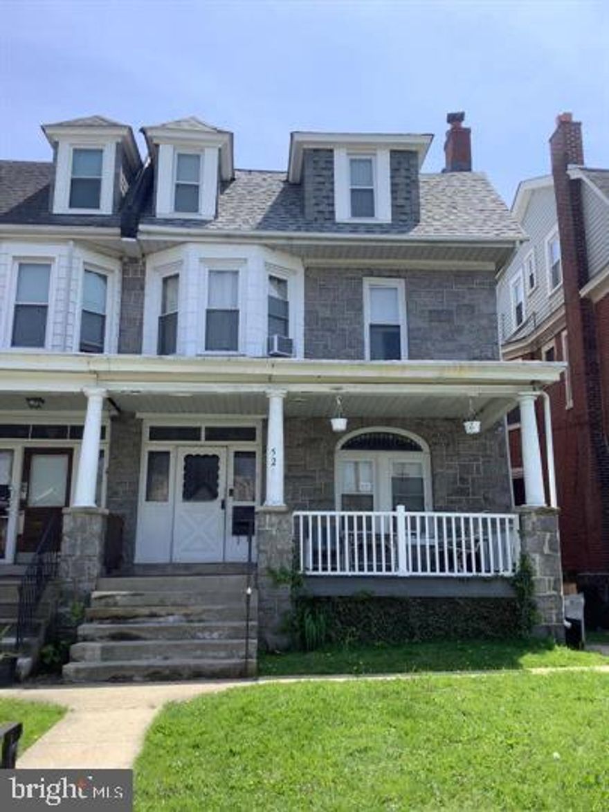 Bright and Sunny, Second Floor Unit! Two Bedroom Apartment! Living Room, Renovated Eat In Kitchen with Gas Stove, Refrigerator and Pantry! Full Hall Bath with Stand Up Shower!