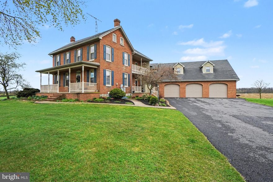 Welcome to 5505 Olde Scotland Road - a property that truly captures the feel of classic farmhouse living, surrounded by open skies, rolling farmland, and the kind of setting that’s getting harder to find.

Set well off the road on 5.6 scenic acres, this beautiful brick farmhouse offers a sense of arrival the moment you come up the driveway. Mature trees, wide-open views, and the peaceful backdrop of neighboring farmland create a setting that feels both private and timeless.

Inside, the home blends character with everyday livability. The main level features a spacious eat-in kitchen at the heart of the home, along with a formal dining room and a large living room that offers plenty of space to gather. A full bathroom and convenient first-floor laundry add to the functionality of the layout.

Upstairs, you’ll find three well-sized bedrooms, including a comfortable primary suite, along with additional flexible living space that could serve a variety of needs. Step out onto the private balcony and take in the surrounding views — a quiet spot to start or end your day.

One of the standout features of the home is the expansive space above the attached 3-car garage. Whether you’re looking for a game room, home office, gym, or guest space, this area offers the flexibility to make it your own.

The home also includes a large attic that provides even more opportunity for future finished space — ideal for a craft room, playroom, or additional living area if desired.

Outside is where this property truly comes to life. A large barn and open pasture/meadow make it well-suited for animals, hobby farming, or simply enjoying the land. There’s room to spread out, room to grow, and room to create the lifestyle you’ve been looking for.

If you’ve been searching for a property that offers space, setting, and potential — all in a peaceful, country location — 5505 Olde Scotland Road is one you won’t want to miss.
