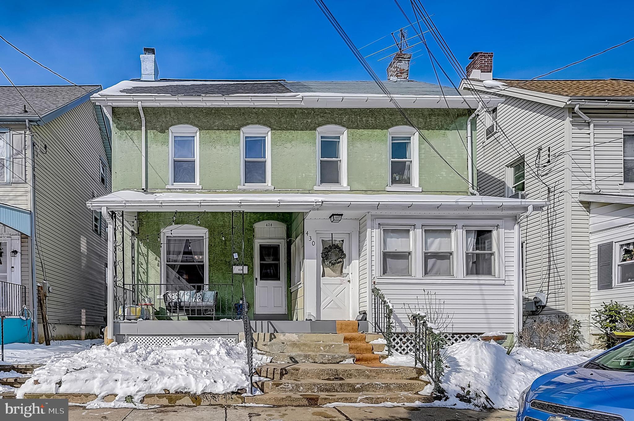 So many recent updates to this stylish and conveniently-located Lansdale twin home! This home is just a short walk to the Lansdale train station as well as all the downtown restaurants, shops, and parks. Enter from the charming front porch and you’ll immediately notice the perfect mix of charm and modern updates. The original hardwood floors throughout the entire home were recently refinished and exude lovely character. The living and dining rooms have wonderful natural light. In the back of the home is a trendy, updated kitchen with easy-to-maintain quartz countertops and newer stainless steel appliances. The laundry area and a full bathroom complete the first floor. On the second floor are three sunny bedrooms and a full bathroom. The upper level offers a 4th bedroom or home office or flex space. Not only is this home adorably charming, but it also offers many practical and cost-saving updates: NEW roof in 2020, NEW high-efficiency gas heating system in 2019, NEW hot water heater in 2019, a NEW electric panel including the service line. The basement offers plenty of storage space. The fully-fenced backyard offers a shed for storage and features low-maintenance landscaping featuring perennial plantings including lavender, raspberry bushes, and hosta. Enjoy backyard gardening in the raised beds! Located in the highly-rated North Penn School District, this home is a lucky find!