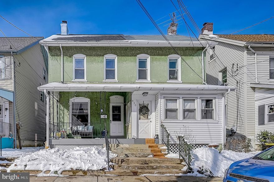 So many recent updates to this stylish and conveniently-located Lansdale twin home! This home is just a short walk to the Lansdale train station as well as all the downtown restaurants, shops, and parks. Enter from the charming front porch and you’ll immediately notice the perfect mix of charm and modern updates. The original hardwood floors throughout the entire home were recently refinished and exude lovely character. The living and dining rooms have wonderful natural light. In the back of the home is a trendy, updated kitchen with easy-to-maintain quartz countertops and newer stainless steel appliances. The laundry area and a full bathroom complete the first floor. On the second floor are three sunny bedrooms and a full bathroom. The upper level offers a 4th bedroom or home office or flex space. Not only is this home adorably charming, but it also offers many practical and cost-saving updates: NEW roof in 2020, NEW high-efficiency gas heating system in 2019, NEW hot water heater in 2019, a NEW electric panel including the service line. The basement offers plenty of storage space. The fully-fenced backyard offers a shed for storage and features low-maintenance landscaping featuring perennial plantings including lavender, raspberry bushes, and hosta. Enjoy backyard gardening in the raised beds! Located in the highly-rated North Penn School District, this home is a lucky find!