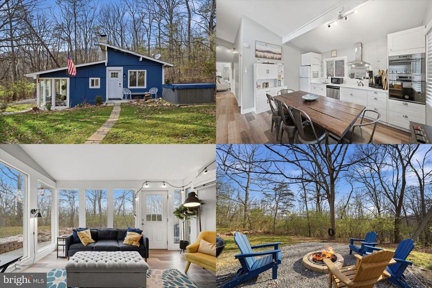 River Escape Cabin is a fully licensed and operational vacation rental located in the heart of Page County, VA. This inviting cabin features three spacious bedrooms and two full bathrooms, offering ample space for relaxation and enjoyment. The open eat-in kitchen and cozy living area create a comfortable environment for daily living or entertaining. Recent updates, including new mini-split AC units, a new refrigerator, and a remodeled bathroom, enhance the cabin’s modern comfort while preserving its rustic appeal. Outside, a fire pit and six-person hot tub provide an ideal setting for unwinding or hosting guests in a private outdoor space. Just three minutes from the Shenandoah River Outfitters, this property offers easy access to kayaking, rafting, and a variety of outdoor activities. It’s also only a 15-minute drive to downtown Luray, blending peaceful country living with convenient access to local amenities. The cabin’s transferable vacation rental license and the inclusion of all furniture and hot tub provide a unique opportunity for those interested in continuing the property’s use as a rental. Whether you seek a tranquil retreat, an active outdoor lifestyle, or an investment opportunity, this property offers it all. With no HOA and a private setting, this cabin is ready to meet a variety of needs.