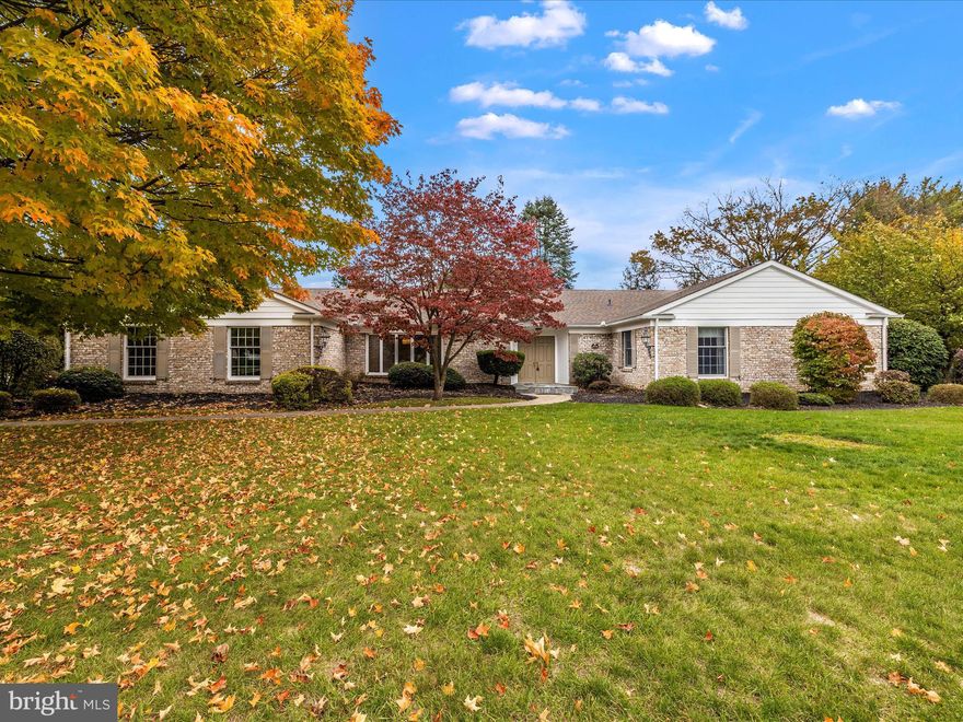 Welcome home to this grand, all brick, custom-built ranch home in the established Spring Valley neighborhood.   This is one of the biggest ranchers you'll ever find on the market!!  Enjoy your coffee in the screened-in porch overlooking a beautifully landscaped level, fenced lot.   All of the room sizes are more than adequate... so much room for entertaining large groups.  The gourmet kitchen has pull out shelves, granite countertops, a huge island, double ovens, double sink and stainless- steel appliances including a Sub-Zero refrigerator and a bar area with a stand-alone ice maker and sink. There is a large Butler's pantry, two dressing rooms with built-in closets and two owner's baths.  The huge sunroom with vaulted wood beamed ceiling, remote controlled blinds and lots of natural light is the WOW factor you've been searching for with French doors leading out to the stone paver patio.  There is so much storage throughout this home that you'll never need to pay for a storage unit.   The laundry room/mud room off the garage entrance has a sink, built in laundry hampers and lots of additional storage cabinets.    Go to the Lower level where you'll find two storage rooms, a walk-in cedar closet, a huge recreation room with a sink already there for a wet bar and a flex room that can be used as an exercise room, craft room or additional office.  Three-zoned heat, Anderson windows, 30-Yr architectural shingled roof (September/2018)... far too much to list.  A must see!