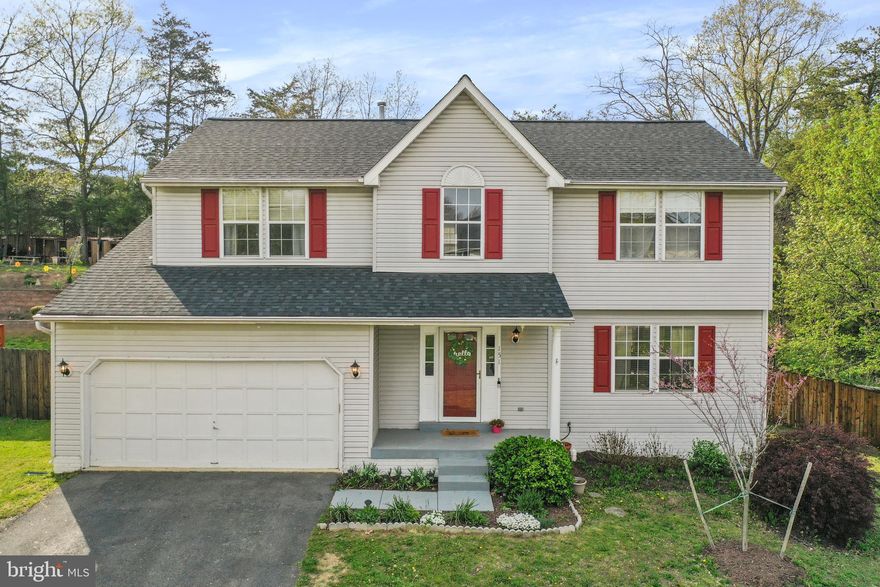 You'll love the convenience of living in the Apple Ridge neighborhood on the east side of Winchester with easy access to Route 7 & I-81. The open floor plan with kitchen, breakfast area & family room offers a great space for everyone to be together during meal prep, homework time, watching TV or just spending time together talking about the day's events. Highlights include the view of the backyard from the kitchen, the greenhouse window in the breakfast area & the freshly painted interior. Recent updates include:  new roof & toilets 2024, leaf filter on gutters 2023, new flooring in kitchen & breakfast area 2020, granite countertops & undermount stainless steel sink 2021 and stainless steel appliances 2019. The finished recreation room in the basement offers a great space for relaxing or hanging out with friends. The primary suite offers a spacious bedroom, luxury bath with separate shower & soaking tub, a skylight which provides an abundance of natural light and a large walk-in closet. This home offers exceptional storage space with custom shelves in the garage, unfinished space in the basement, the crawl space, large closets & an oversized coat closet. The large fenced backyard is private and has a perfect sledding hill. The gazebo & trampoline will convey. Let the fun begin! Please note that there is not a creek adjacent to this property. It is simply a run off. Flood insurance is not required for this home.