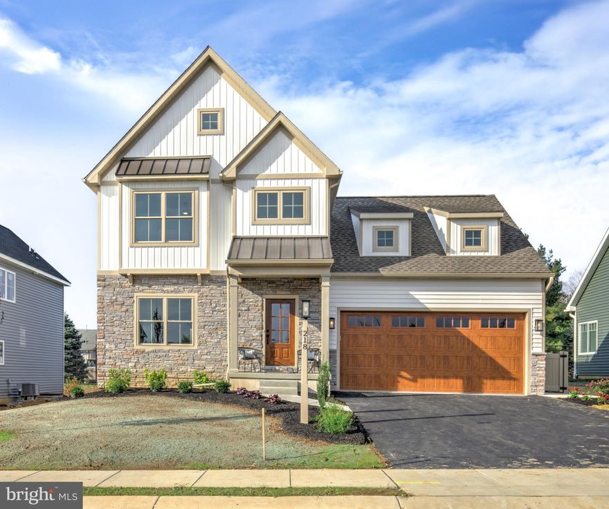 Welcome to Parkside at Lampeter! Discover your dream home in the heart of Lampeter, located within the highly sought-after Lampeter-Strasburg School District and adjacent to the beautiful West Lampeter Township Park with connecting walking trail. Quality built by Metzler Home Builders- Introducing the Ash Model: 3 Bedrooms - 2.5 Bathrooms - 2 Car Garage - 2000 Square Footage. This home features an open-concept kitchen, dining, and living area with gas fireplace, while the kitchen boasts stainless steel appliances, quartz countertops, and a convenient island for all your culinary adventures. Key features include: 9-foot first floor ceilings for an airy, expansive feel - 9 foot Superior wall basement ceiling height offering additional space for storage or future finishing.  Home is completed and ready for immediate occupancy. Other floorplans and lots are available at Parkside at Lampeter. Don't miss your chance to be part of this new community.