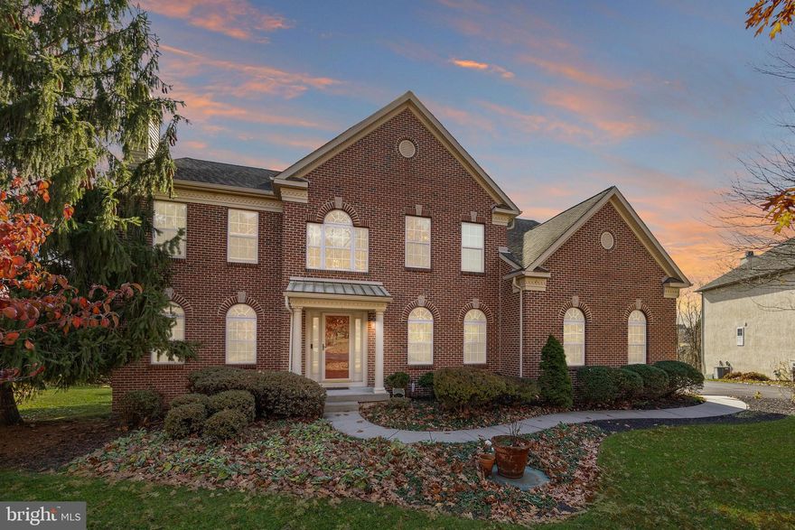 Welcome to 1310 School House Circle a five-bedroom, 3.5 bath home tucked away on a quiet cul-de-sac in the highly desirable Stonegate community within Downingtown Schools and right across the street from Bradford Heights Elementary.  Crafted with timeless brick construction, this property offers exceptional space, functionality, and comfort.  Inside, you’ll find two dedicated offices, perfect for remote work or creative spaces, along with two gas fireplaces that create warm gathering areas throughout the home and a bright open family room. The primary bedroom has a massive walk in closet, a sitting area and a large bathroom with soaking tub.  The layout flows beautifully into the full walkout basement, which features a full wet bar and offers excellent potential for an in-law suite with its own private entrance and full bathroom.  Step outside to enjoy the peaceful surroundings, complete with a private gazebo with electricity—an ideal spot for relaxing, entertaining, or taking in the natural views.  A rare combination of size, versatility, and location, this Stonegate home delivers everything you could want.  Don’t miss the opportunity to make it yours!