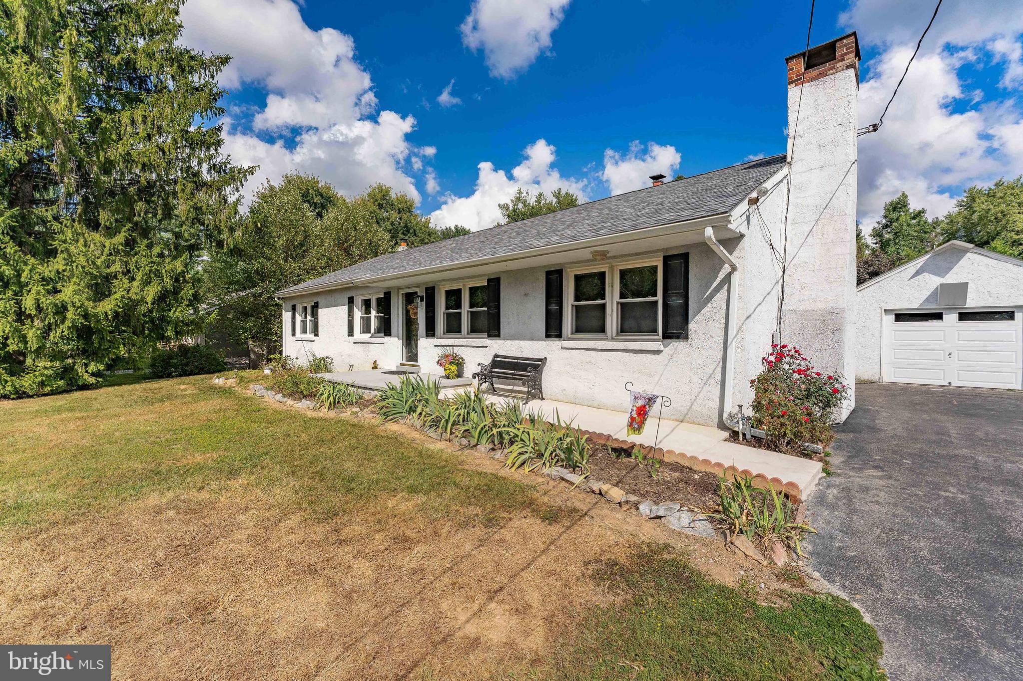 Welcome to 127 Culbertson Run Road — a beautifully renovated 3-bedroom, 1.5-bath ranch-style home in the desirable Cross Creek neighborhood of Downingtown. Recently updated inside and out, this home offers a true move-in ready experience with fresh paint throughout, a brand new HVAC, and a new front walkway. Step inside to the inviting living room with refinished hardwood floors, then flow into the updated kitchen featuring brand new granite countertops, freshly painted cabinets, new recessed lighting, and brand new stainless steel appliances including a dishwasher and stove. The adjacent dining/breakfast nook makes everyday meals easy, while the bright sunroom with new carpeting and a ceiling fan provides the perfect space to relax. A cozy family room with a brick wood-burning fireplace, chair rail, and access to the backyard offers even more living space. Down the hall, you’ll find two comfortable bedrooms with hardwood floors and ceiling lights (one with a fan), ideal for family, guests, or a home office. The full hall bath features tile flooring and a tub/shower combo, while the main-level primary bedroom includes hardwood floors and plenty of natural light. The lower level provides endless potential with an unfinished basement ready for customization, complete with a powder room, abundant storage, and space for hobbies or future expansion. This level also houses the home’s utilities for added convenience. This home features a spacious backyard with plenty of room for relaxing or entertaining, along with an above-ground pool. The above-ground pool can be removed by the seller prior to settlement at buyer’s request. Perfectly located near shopping, dining, and everything Downingtown has to offer, this recently renovated home blends comfort, modern updates, and opportunity. Don’t miss your chance to make 127 Culbertson Run Road your new home!