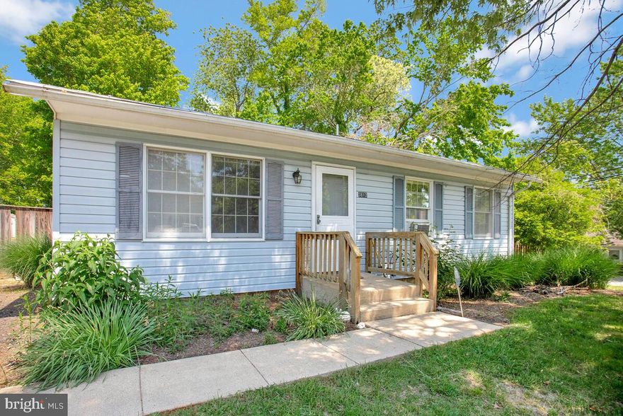Great opportunity to own your own home in Chesapeake Beach.  Don't miss this cute rambler in great location. Includes two good size bedrooms, one bath, New Carpet, Fresh  Paint, New Roof 6/24, New -3500 gals, Holding tanks installed 7/24, New UV Light installed for water.
This home  is right off of 261 and is on a corner lot with fenced back yard.  Vapor barrier just replaced  in crawl space.  
Being sold as-is.