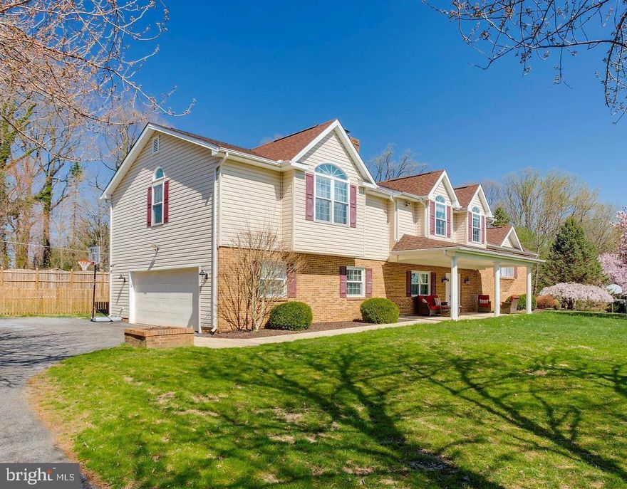 $100,000 in upgrades and renovations in the last nine months. This home is a dream come true, starting with gorgeous tree-lined driveway entering a 1.67 acre lot. Complete custom kitchen renovation in 2018, is the heart of the open layout main level.  Kitchen features granite, custom design, fingerprint-resistance appliances. The home is spacious with 3,480 square feet plus lower level. New floors throughout. Large master with en-suite bath and custom owner's closet. Secondary bedroom also features an en-suite bath with double-sinks and skylight. All five bedrooms are spacious. Custom organizers in bedrooms. Additional family/recreation room with pellet stove, and bedroom/office. Fenced back yard surrounds in-ground pool, with new pool liner and pump.   Large front covered porch, along with rear deck. Newer roof. New front doors. Heated/air conditioned garage. Amazing opportunity for Fallston schools in sought after Franklin's Chance neighborhood.