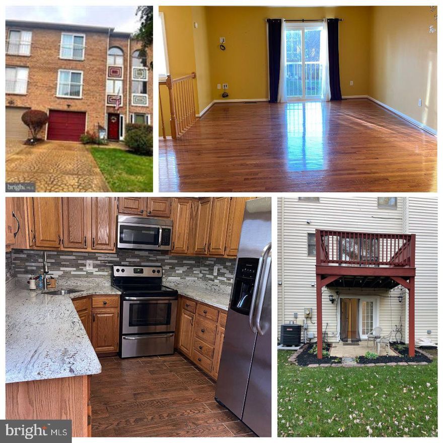 Welcome home to this big and beautiful 3-story townhome just minutes from Andrews AFB, National Harbor and DC.  This huge townhome features hardwood floors on the first 2 levels and the stairs.  Walk into the  large foyer that leads to a spacious bonus room with half bathroom and laundry room.  The second level boost gleaming hardwood floors with vaulted ceilings and an open floor plan that features a spacious kitchen, living room and dining room.  Dont forget about the one car garage to keep out of the rain and snow and the deck and patio area that face the woods for a peaceful evening.   This home well maintained home with a new roof and HVAC system does not disappoint!!! Don't miss your chance!
Lawn care will be provided by a service obtained by the Landlord and will be added to the monthly rent payment during the months that yards are maintained. 
Good credit and a clean background check are a MUST.  
The home is available for occupancy as of 12-1-2025.