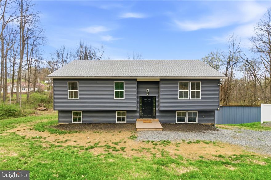 Welcome to this nearly new split foyer home, built in 2022 and perfectly situated on just under an acre in scenic Fairfield, PA. Tucked away at the end of a quiet cul-de-sac, this property offers both privacy and peaceful surroundings, with abundant wildlife and natural beauty right outside your door.

This well-maintained home features 3 bedrooms and 2 full bathrooms, designed with comfortable, modern living in mind. The main level offers a bright and inviting layout, while the partially finished basement provides additional living space with plenty of room to expand—ideal for a future recreation room, home office, or guest suite.

Enjoy the convenience of a gravel driveway and a setting that feels like a retreat, yet remains just minutes from Liberty Mountain Ski Resort and a short drive to historic Gettysburg, offering year-round recreation, dining, and cultural attractions.

Whether you're looking for a full-time residence or a weekend escape, this property combines newer construction, space to grow, and a serene location you’ll love coming home to.