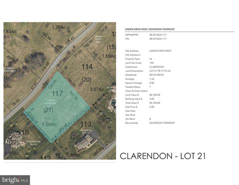 W LINDEN DRIVE W CARLISLE PA 17015