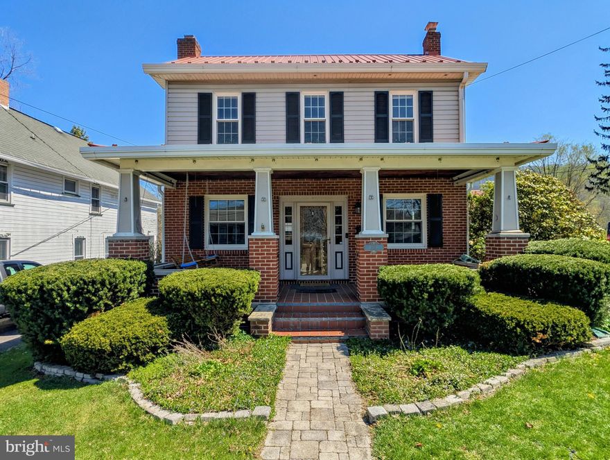 Welcome to this charming-- well-maintained 3-bedroom, 2-bath brick home with an attached garage in a highly desirable, walkable location. Enjoy peace of mind with updated electrical, newer windows, and a durable metal roof. The home offers a comfortable, functional layout and great natural light throughout. Outside, you'll love the fenced yard, perfect for pets or entertaining, along with two storage sheds providing ample space for tools, hobbies, or outdoor gear. Located within walking distance to downtown shops, dining, walking trails, and the Omni Bedford Springs, this property offers the perfect blend of convenience and small-town charm. An attached garage adds everyday ease, while the outdoor space enhances livability. Move-in ready with major updates already completed--schedule your showing today!