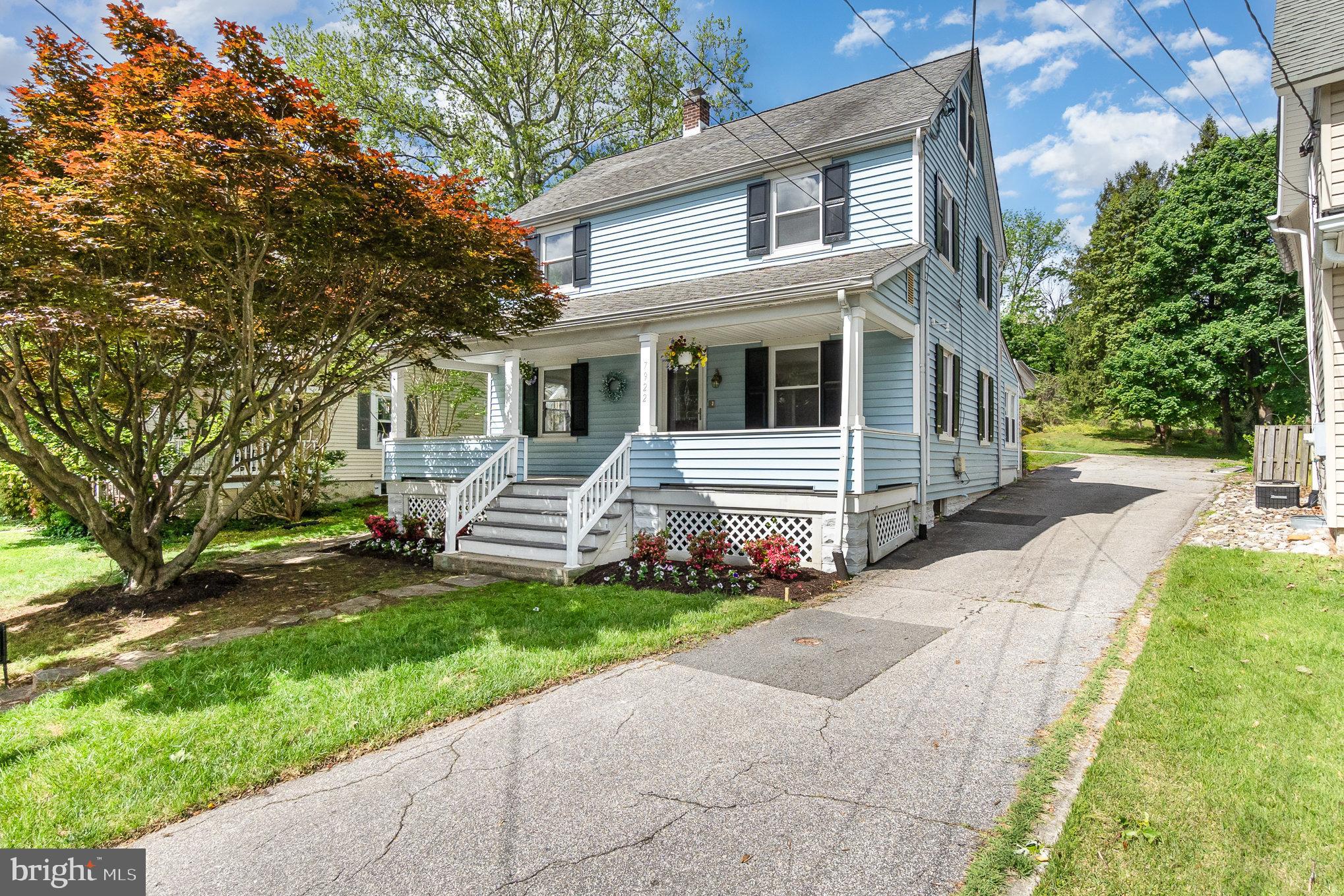 **NEW PRICE**
DREAM BIG! Welcome to Ruxton. You know, that little area tucked inside of Towson, MD that is HIGHLY desirable with phenomenal schools and a variety of homes full of character and charm? Well, here’s a special home in Ruxton that may be exactly what you've been waiting for! With 4 bedrooms, 3 full bathrooms, a den, and a finished attic, this home is move-in ready AND upgradeable, with an ARV that far surpasses $700k.
The finished third-level house attic, complete with two closets, a skylight, and wall-to-wall carpeting, adds an extra 204 square feet not included in the official 2016 sq foot total.
The detached, oversized (20 ft x 40 ft) garage can fit not only two cars but also a workshop and has its own stairs leading to a huge storage area.
The large back yard and ample off-street parking are perfect for large gatherings.
The covered front porch and the covered brick patio are relaxing spots to enjoy a morning coffee or an evening night cap.
The floor plan also offers the ability, if desired, to live on the main level with stairs-free access from the outdoors to the kitchen, dining room, full bed and bath, and living room. This house has something for everyone!
Already gifted with authentic wooden floors, this lovely home is waiting for you to come and make it yours. Schedule a showing now and take advantage of this rare opportunity to be close to all things that Ruxton and Towson have to offer!