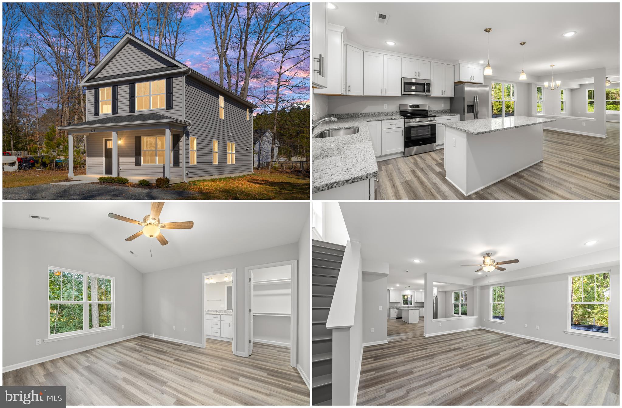 *****MOVE-IN READY!!!*****CHECK OUT THIS BEAUTIFUL THREE BEDROOM, TWO & A HALF BATH 2024 CONSTRUCTION! LOCATED IN THE WESTMORELAND SHORES COMMUNITY WITH NO HOA, YOU'LL BE WITHIN WALKING DISTANCE OF THE POTOMAC RIVER! LARGE, COVERED FRONT PORCH TO ENJOY YOUR MORNING COFFEE! STEP INSIDE TO GORGEOUS LUXURY VINYL PLANK FLOORING & NATURAL LIGHTING THAT FLOWS THROUGHOUT THE ENTIRE HOME! FANTASTIC OPEN FLOOR PLAN FOR A SIMPLIFIED INDOOR ENTERTAINING EXPERIENCE & DAY-TO-DAY LIVING! HUGE LIVING ROOM AWAITING YOUR PERSONAL TOUCH & READY FOR MEMORIES TO BE MADE FOR YEARS TO COME! INCREDIBLE GOURMET KITCHEN WITH LOADS OF GRANITE COUNTERTOP SPACE WITH A LARGE CENTER ISLAND, BREAKFAST BAR & PENDANT LIGHTING, STAINLESS STEEL APPLIANCES, TONS OF CABINET STORAGE WITH MODERN PULLS, A LARGE PANTRY, ACCESS TO THE REAR & A VERY SPACIOUS DINING AREA FOR GATHERINGS TO COME! AFTER A LONG DAY, RETREAT TO THE COMFORT OF YOUR WONDERFUL OWNER'S SUITE ON THE UPPER LEVEL, BOASTING HIGH CATHEDRAL CEILINGS, A WALK-IN CLOSET & AN ENSUITE WITH DOUBLE VANITY SINKS & AN OVERSIZED SHOWER! THE REMAINDER OF THE UPPER LEVEL IS COMPLETE WITH THE SECOND & THIRD LARGE BEDROOMS, BOTH WITH GREAT CLOSET SPACE, A FULL HALL BATH WITH DOUBLE VANITY SINKS & THE SEPARATE LAUNDRY ROOM WITH SHELF STORAGE! DO NOT MISS YOUR OPPORTUNITY TO OWN THIS BEAUTIFUL NEW CONSTRUCTION CLOSE TO THE POTOMAC! CALL TODAY TO SCHEDULE YOUR SHOWING BEFORE IT'S TOO LATE!