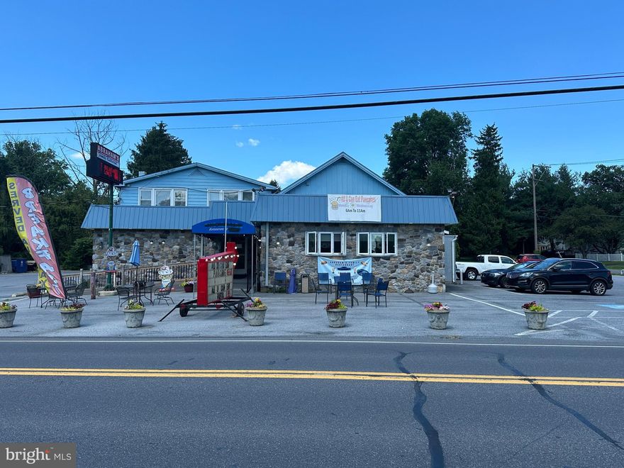 Coldwell Banker Commercial is pleased to announce 300 S Hershey Rd, Harrisburg, PA available for sale. This property is located in the heart of West Hanover Township that is a perfect fit for a restaurant user. The property is currently still operating as Abrahams Family Restaurant. The restaurant sale includes the real estate and all FF&E. Situated just 10 minutes from Hershey Park and 2 miles from I81, it is the perfect location for a restaurant business to thrive.
This property includes an upstairs apartment that has been fully renovated, perfect for an owner user looking to live on the property, or as a rental for additional income. Upstairs apartment is 3 bedrooms, 2 bathrooms that includes a laundry room, kitchen, and living space. There is separate access on the side of the building for the apartment.
Do Not Disturb Current Business Operations