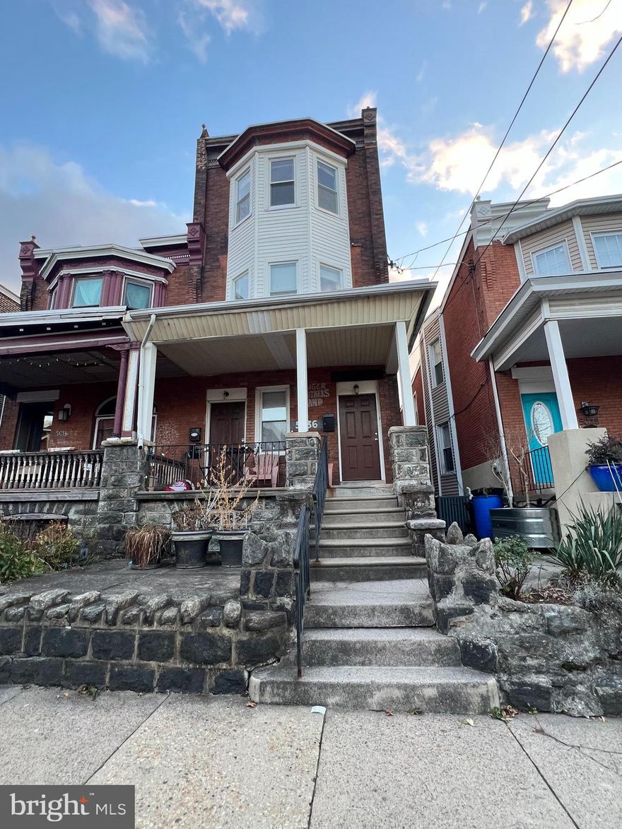 Welcome to this prime University City location.  Legal 3+3+3 Triplex.  Wonderful block with great neighbors.  Excellent for house hackers or investors.  Easy to Rent.  Quality+ Tenants.  Central Air throughout.  Basement laundry for each tenant included with their rental.  Unit 3 left vacant for owner occupant.  Property ready for upgrades and ready for rent improvements.  Super convenient, a block from public transportation, close to Center City, shopping and major roadways.  Make your appointment today.