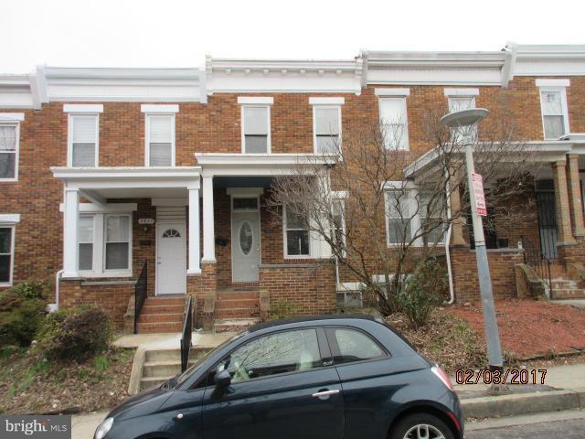 Attractive townhouse in Baltimore City. Some original architectural details still exists Grab some instant equity with some paint and updates. House is sold AS-IS and it is incumbent upon buyer to verify ground rent if any