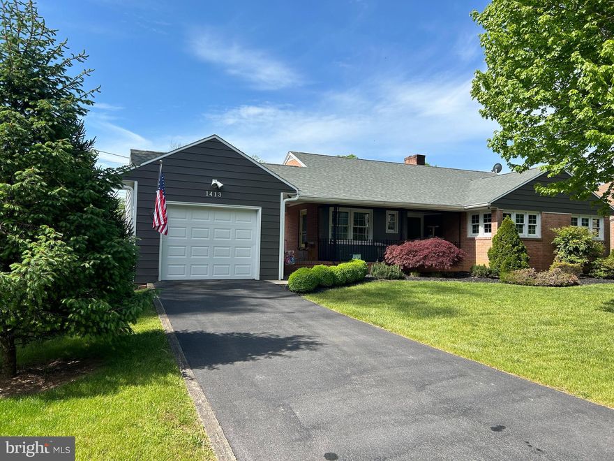 New Price 339,500.00 Reduced $5500.00 Home Warranty

This property is a must see!  This immaculate, perfectly maintained brick rancher offers over 2300 sq ft including a finished basement in sought after West End location. Absolutely move-in ready! Ideally located within minutes to I-81 Berkley Medical Center, shopping & restaurants, yet within walking distance to War Memorial Park/pool and in Rosemont school district. This three bedroom two bath home offers an amazing amount of storage throughout. Upgrades include: New interior doors, fresh paint, beautiful, brand new kitchen with black stainless steel appliances, maple cabinetry, and butcher block countertops, built-ins in both dining and living rooms. Upgraded bathrooms with granite countertop, updated light fixtures, electrical and plumbing, with new water softener. New insulated double hung vinyl windows, new roof with oversize gutters and downspouts. 1000 sq ft of completely renovated basement with LVP flooring plus over 300 square-foot utility/storage area (with shelving). Original hard floors throughout main level and a gas fireplace to add to the charm. The home is wired for emergency generator and security cameras for added peace of mind. A heat pump/central air with natural gas back up to will keep you comfortable in any weather. Enjoy the outdoors on your covered front porch and breezeway with attached garage. An open patio and sidewalk leads to separate garage/workshop with additional attic access and already outfitted with electric, heat, & AC! Beautifully landscaped yard with mature trees provides a peaceful quiet setting in this established neighborhood.