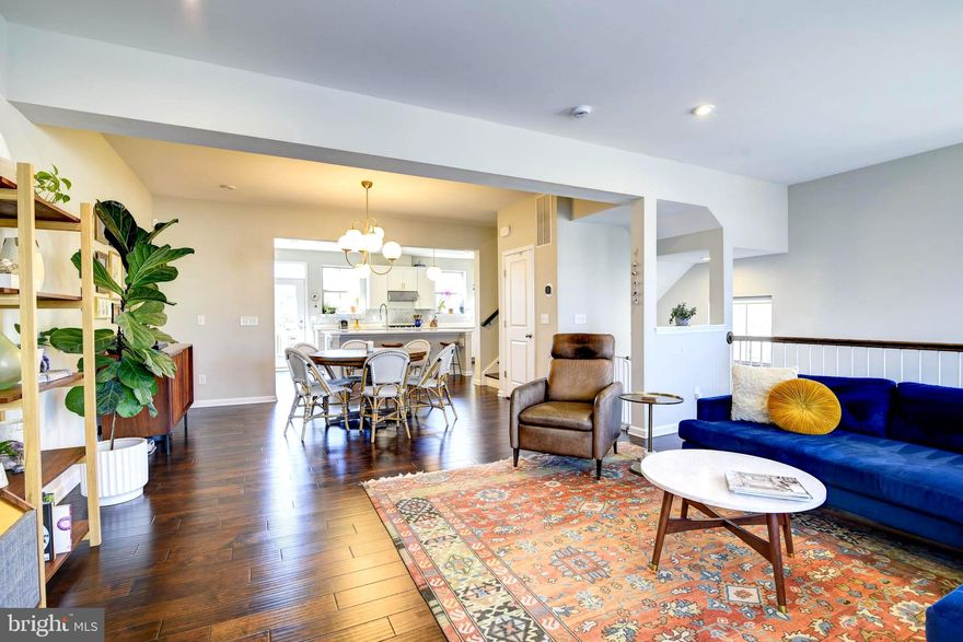 Welcome to your dream home in Ashburn! This luxurious end-unit townhome is the definition of comfort and style. Boasting 4 stories and an attached 2-car garage, this house is a showstopper.
With 4 spacious bedrooms, including a lavish primary suite with an upgraded bathroom and walk-in closet, there's plenty of room for the whole family. Plus, with 4 full bathrooms and 1 half bathrooms, getting ready in the morning will be a breeze!
The main level features a chef's dream kitchen with beautiful quartz countertops, stainless steel appliances, and an extra-large island perfect for meal prep or casual dining. Hardwood flooring flows throughout, adding warmth and elegance to the space.
 Enjoy outdoor living at its finest with not one, but two decks! One deck off the main level kitchen offers a private view, with room for outdoor dining and grilling & stairs to your fenced backyard. The patio under the deck is great for enjoying your yard whatever the weather.  And let's not forget the pièce de résistance – the rooftop terrace, with views of the trees and the playground,  perfect for entertaining or simply soaking up the sun.
Commuting is a breeze with easy access to the Dulles Toll Rd & the Ashburn Metro station. Plus, with shops and restaurants just a stone's throw away, everything you need is right at your fingertips. The best of what Ashburn has to offer and a short ride to the city, this  home can't be beat.