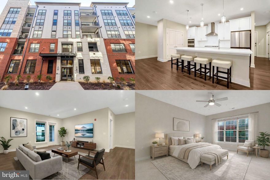 Discover elevated living in the heart of National Harbor with this sophisticated 2-bedroom, 2-bathroom condominium, built in 2023 and designed for those who value both luxury and location. Just steps from the waterfront, enjoy acclaimed dining, boutique shopping, entertainment venues, and scenic promenades, offering an unmatched lifestyle in one of the region’s most vibrant areas. Inside, the home boasts a thoughtfully designed open-concept layout that blends modern elegance with everyday comfort. Clean architectural lines, contemporary finishes, and a spacious living area create an inviting atmosphere perfect for both intimate evenings and stylish entertaining. The primary suite provides a peaceful retreat, featuring a generous walk-in closet designed to keep your wardrobe organized. A well-appointed second bedroom and full bath offer flexibility for guests, a private office, or additional living space. Step out onto your private balcony to enjoy morning coffee with fresh breezes or unwind in the evening as the Harbor comes alive. Assigned parking adds convenience, ensuring easy arrivals and departures. This low-maintenance luxury condo provides effortless access to Interstate 495, Route 210, Washington, DC, and key commuter routes. Nearby parks and green spaces offer more recreational options, while the dynamic National Harbor social scene is always just outside your door. For those seeking a turnkey residence that combines contemporary design with a prime location, this home is the perfect fit. Photos may be virtually staged.