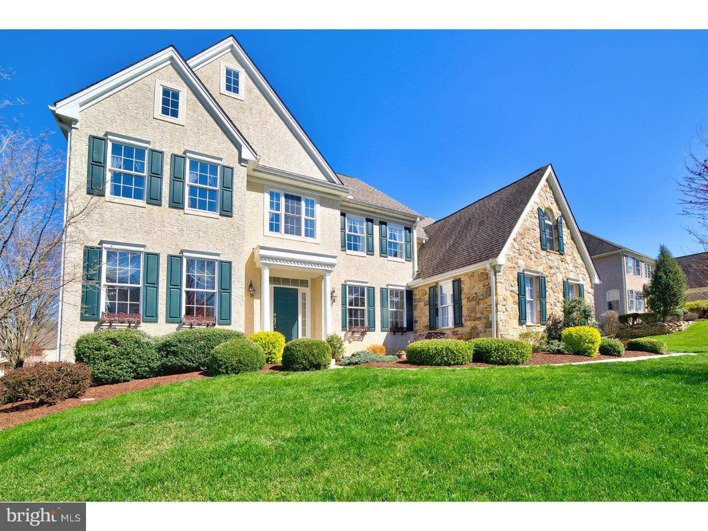 Truly one of the best luxury home values in the Brandywine Valley, desirable Cherry Creek Conservation Community! Don't miss this rare Thomas Model, with its signature award winning Ann Capron floor plan. This 4 bedroom, 3.5 bath home begins with a gracious front 9' foyer leading to the rear two-story foyer. Grand staircase with turned landing, large picture window with built-in seat and bookcases. Features like the front and back stairs to the 2nd floor and basement adds to this most interesting floor plan. Built with the highest attention to detail, using natural PA brown fieldstone, wider moldings, extensive trim and site-finished hardwoods, the farmhouse floorplan is simply breathtaking. Your family will enjoy all the luxury features you would expect in a home in this community. Kitchen features many elegant upgrades, including granite countertops, white cabinetry, a large center black contrasting island, and recessed lighting. The open floor plan integrates the kitchen with morning room and spacious great room that boasts vaulted ceilings, floor to ceiling windows, and a gas fireplace. A formal living room, dining room, office, and two powder rooms complete the main level. The main staircase leads to the second level, which features a stunning master suite with sitting area, his and hers closets, master bath with vaulted ceiling, double basin sink, separate vanity, large soaking tub, and tiled walk-in shower. Three additional bedrooms including a princess suite with a full bath and two sharing a jack-and-jill bath, along with a study alcove, laundry room, and ample size bonus room (5th bedroom?) complete the second floor. Finished walkout basement is bright and spacious providing additional room for entertaining. The unfinished portion offers plenty of storage space and an additional area with plumbing rough-in and egress window ready for finishing for an extra bedroom, Au Pair or inlaw suite. Sliders lead you out to a beautifully manicured lawn, with plenty of room for outdoor play and entertaining. Don't miss the covered patio underneath the deck providing private space for enjoying the outdoors. Community features 80 acres of protected open space, miles of walking trails, sidewalks, natural wetlands. Convenient access to Routes 1, 202, 322 and upscale restaurants, and shopping - Wegmans, Trader Joes, Whole Foods, and tax-free Delaware stores. Located in West Chester School district, minutes from the West Chester Borough.
