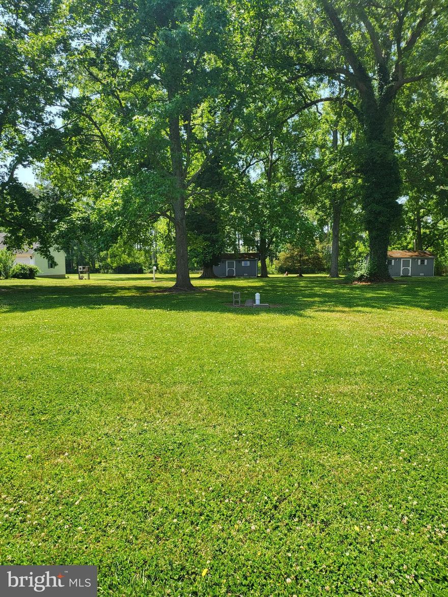 Don't miss out on this incredible opportunity! This spacious lot backs to trees and offers peace, tranquility and ample space for outdoor enjoyment. You will find a shed for storage and the lot has electric, water, and sewer connections already in place, this .66-acre land area is a rare find. The neighboring house is for sale too and can be purchase a package with an agreeable offer. See MLS #MDSO2003370