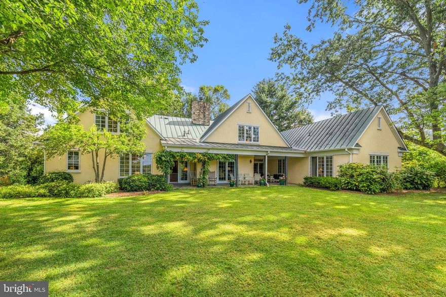 Welcome to Far Field. 
Desirable location  off of a paved road between Middleburg and The Plains in the heart of Virginia Horse and Wine Country. The home sits on a knoll overlooking 87 acres and borders Little River.  The gracious home was designed for the current owner with family living and entertaining in mind.  A large foyer eases the flow to  a large living room, formal dining room with attached butler's pantry, office and paneled library/den.   Beautiful oak hardwood floors and two wood burning fireplaces enhance this level. The country kitchen has ample room for dining and relaxing, as well as meal preparation.  The living room, den, kitchen and foyer all open onto stone terraces.  A large laundry/mudroom  with half bath is located next to the kitchen and leads to the attached two car garage. The primary bedroom suite is ideally sited  on the main level as well.  Four additional bedrooms, three with en suite baths, are found on the second floor.  Views of the farm are enjoyed from each bedroom. There is a full basement with two separate  stairway entrances. The  basement currently is used as a work shop and houses the hvac equipment and water heater, but its size  ( approximately 2000 square feet) lends itself to a future home theatre, gym or additional play space for children. The land is a mixture of  hay fields, horse paddocks and mature woods.  Each paddock has water and electricity as well as a shelter for your horses. A pond sits at one edge of the property.  Surrounded by farms  protected from further development, the views from Farfield are  protected forever.   Buried  fiber delivers high speed internet,  allowing a convenient work from home environment. 
For the equestrian, there is a European style four stall stable next to the home. There are six additional  stalls in a separate barn on the property. The land is fenced and cross fenced and  there are several run in sheds for the horses.  There are several good locations for,  and plenty of room to add, an indoor and/or outdoor arena.  A large equipment barn is ready for the storage of your farm equipment. The farm sits in the midst of Orange County Hounds territory and the ride out opportunities are wonderful. The farm includes  a two bedroom tenant/guest house which could be expanded if needed.   There is a back up generator on site  in case of power outages. Please don't miss the video and floorplans in the document section. This is a rare opportunity to purchase a move in ready farm  in the most desired location with easy access to both Interstate 66 and Route 50.