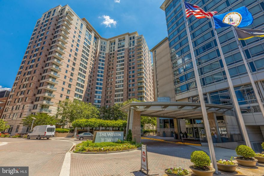 Spacious  1 bedroom, 1 bath condo in the heart of Ballston, right on the Metro line.  Steps to the best restaurants, bars, and shopping.  Condo is located on the second level with views of the beautiful courtyard.  Large living space with gas fireplace, perfectly appointed kitchen with stainless steel appliances, bartop, and ample storage.  Large bedroom with roomy closet and newly renovated bath -- top knotch finishes.  Laundry in unit!!! Oversized parking spot is deeded to the unit --- so large, in fact, that two cars can fit.  Storage available for rent $100/mo. All systems very well maintained and new water heater!  Condo amenities include stunning rooftop deck with a pool, fitness center, party/meeting room, concierge.  Low condo fees at $313/mo - includes trash, water, sewer, master insurance, common area maintenance, and snow removal.