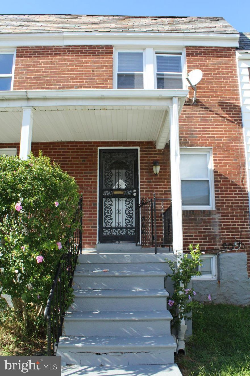 CLOSING HELP/GRANTS  AVAIL! - Gorgeously Renovated 3 Bedroom Brick Townhouse- New Kitchen With Granite Counter Tops, Stainless Steel Appliances,New Bath, gleaming hardwood floors, New Fixtures, Freshly painted through out, Finished Basement, 1 Year free home warranty Included,New Heating/ AC System, THIS IS A SHOW AND SELL!
