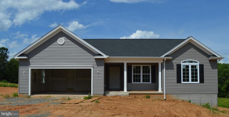 UNDER ROOF -  Located off of Eggbornsville Rd. on just over 5 acres.  This is the best of both worlds - Country living not far from the Town of Culpeper. Home includes an open floor plan with  granite counter tops and stainless steel appliances in the kitchen, 2 car garage, and unfinished basement with bathroom rough in for future expansion.  Call for more information.