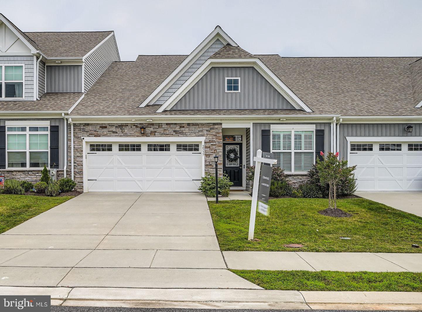 $10,000 CREDIT FOR RATE BUY DOWN with full price offer!
Welcome to 2537 Monarch Way, where luxury, comfort, and ease of living come together in perfect harmony. Located in the highly sought-after Monarch Glen community, this exceptional home boasts 3,662 total square feet with 4 bedrooms and 3 full bathrooms.
Step inside and be greeted by soaring 12-foot ceilings with a bright open layout. Professionally painted in 2025, the crisp, fresh walls welcome you into an inviting atmosphere.
The heart of this home is the open layout kitchen and family room. Featuring a large island with an upgraded Kohler sink and comfortable seating for four. The island is complimented by high-end pendant lighting. a fantastic space for hosting and every-day living.
At the time of build, this kitchen was upgraded to the highest level of cabinetry and sleek quartz countertops. The large walk-in pantry, new imported glass subway tile and the double-oven design, truly elevate the space.
Enjoy ease and convenience, with an enormous owner’s suite located on the main level. Wake up to serene views looking out to a quiet field, offering a peaceful and picturesque backdrop.
Life at Monarch Glen means you can relax and let the community take care of the details—grass cutting in both the front and back yards, landscaping maintenance, and snow removal are all included. Stay active and connected with walking paths, a pickleball court, and a playground just steps away.
Ideally located near Maryland Golf and Country Club, The Festival of Bel Air and Cedar Lane Park, you’ll enjoy the best of both recreation and relaxation in this convenient setting.
Do not miss your opportunity to own this stunning home in one of the area’s most desirable neighborhoods!
Improvements and Upgrades include: New backsplash and professional paint through-out ($6,000+ in 2025); New hybrid high-end water heater (2024); Backyard Fence (2022, cost of $4,000+); Motorized Blinds in Family Room and Owner's Suite (a $3,500 value); Custom wooden Shutters ($3,000 ); upgraded Cabinetry; upgraded Washer and Dryer; Farm Sink installation.