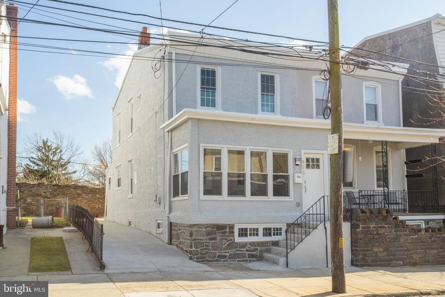 Welcome to this one-of-a-kind full rebab in Roxborough with THREE TO FOUR CAR PARKING!! Everything about this was tastefully done to maximize both style and design. Walk through the tranquil and light filled sunroom (temperature controlled) to get into your main living space. Once there, you see the property come back to life starting with beautiful new hardwood floors throughout, open living and dining space, and top it off with a gorgeous kitchen! The kitchen is a cooks dream, complete with beautiful granite countertops, tons of white shaker cabinetry, Samsung stainless steel appliance package, and a large island with waterfall! Finally, head back to your mudroom and full bath before going out to the large back yard. First floor is the perfect and complete setup for all of your needs. Second floor consists of three beautiful bedrooms, including a large master with a wall of closets! Beautiful, grande hall bath completes the second floor. Huge backyard for all of your outdoor enjoyment! Full renovation top-to-bottom including all new mechanicals, plumbing and electrical. No expense spared!