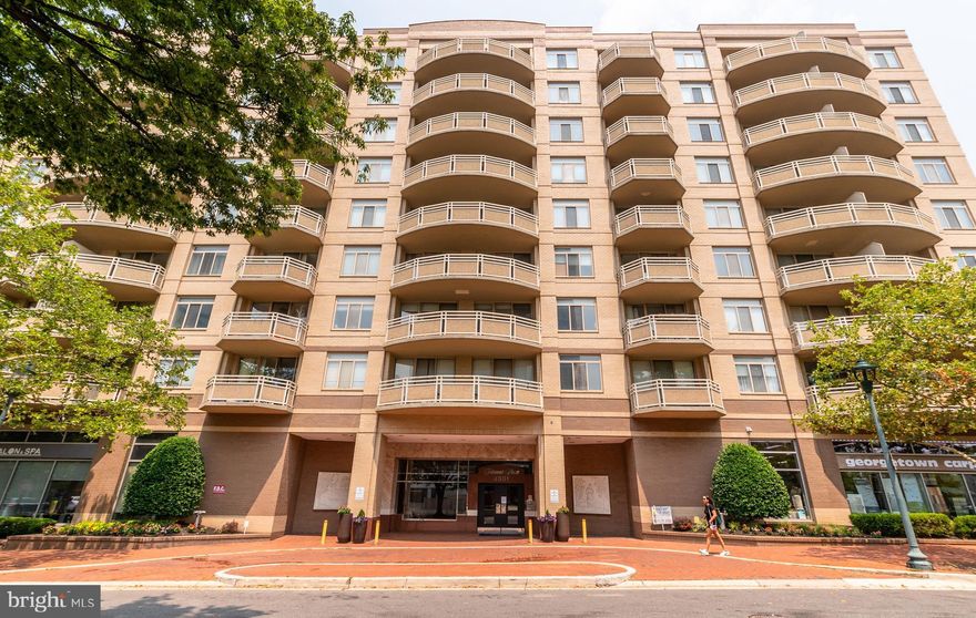 Urban living in the heart of Bethesda! Rare opportunity to own this gorgeous one bedroom and one bathroom corner unit condo in the Fairmont Plaza. This warm and sophisticated corner unit exemplifies prime city living. Come inside this sleek and modern unit and be wowed with the large window bringing in the natural sunlight and sharing breathtaking views. The open floor plan is the perfect space for living, dining, and entertaining!  The sun-drenched space includes a spacious living room with room to relax and entertain, and a dining space big enough for a large table perfect to host your dinner parties! The beautiful living space features tall ceilings & large windows that let in an abundant amount of natural light which bounce off the gleaming hardwood floors making it a bright and airy space. The gorgeous kitchen features stainless steel appliances, gas cooking, granite countertop and a built in microwave. Enjoy your morning coffee on your  private deep covered balcony with breathtaking views of downtown Bethesda. Huge bedroom large enough for a king bed offers plenty of space to relax and recharge with a large walk-in closet. The unit also features a perfectly appointed bathroom in pristine condition with a washer/dryer. Fairmont Plaza is located in the hottest part of Downtown Bethesda. Easy commuter access to Georgetown Pike, DC, 495, and VA. An impressive array of award-winning restaurants, boutiques and parks just outside your door. This impeccable condo is one not to miss!